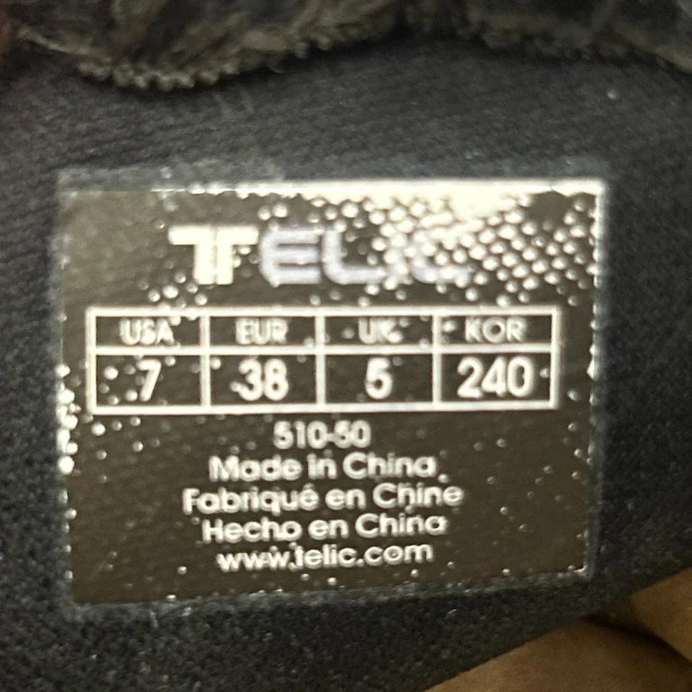 Telic Apres-Ski Recovery Comfort Boot Granite Gray Ankle High Top Faux Fur Sz 8